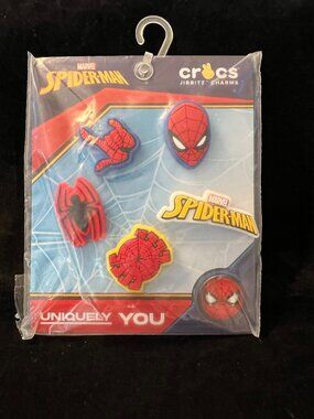 Crocs Marvel Spiderman Jibbitz Set - 5 Pack NWT